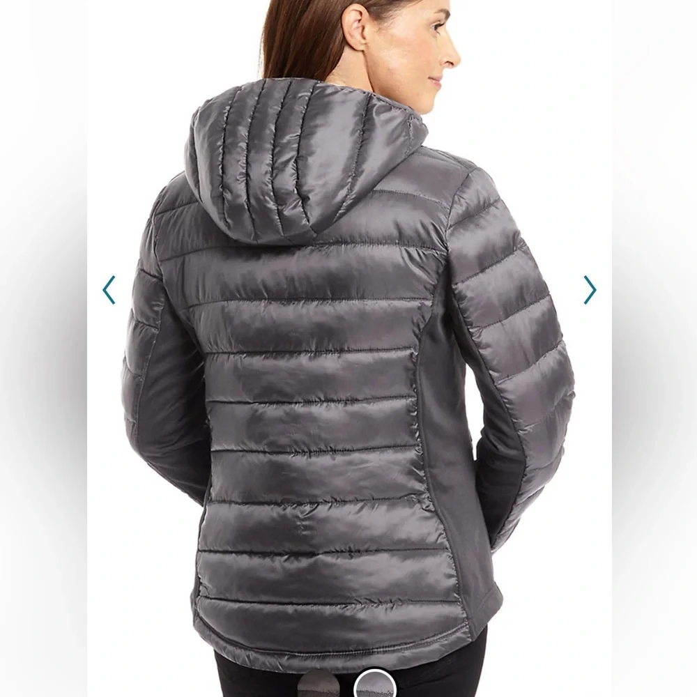 Womens XXL Excelled Gray Puffer Jacket NWT - Picture 6 of 6